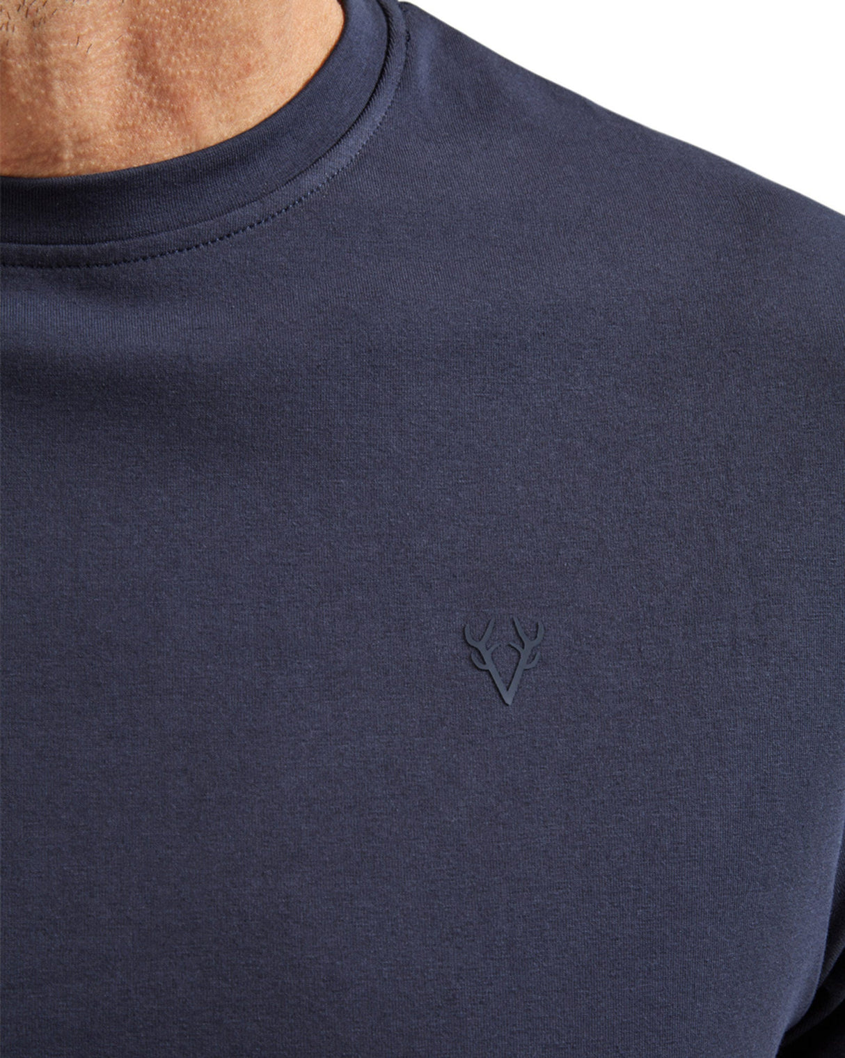 Navy Casual Crew Neck T-Shirt