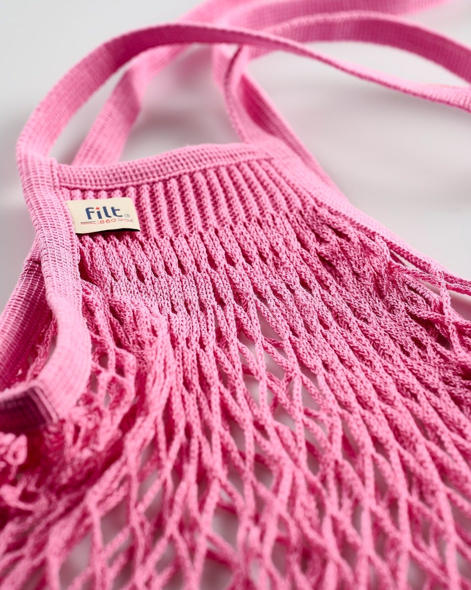 Rose Sorbet Eco Friendly Net Shopping Bag