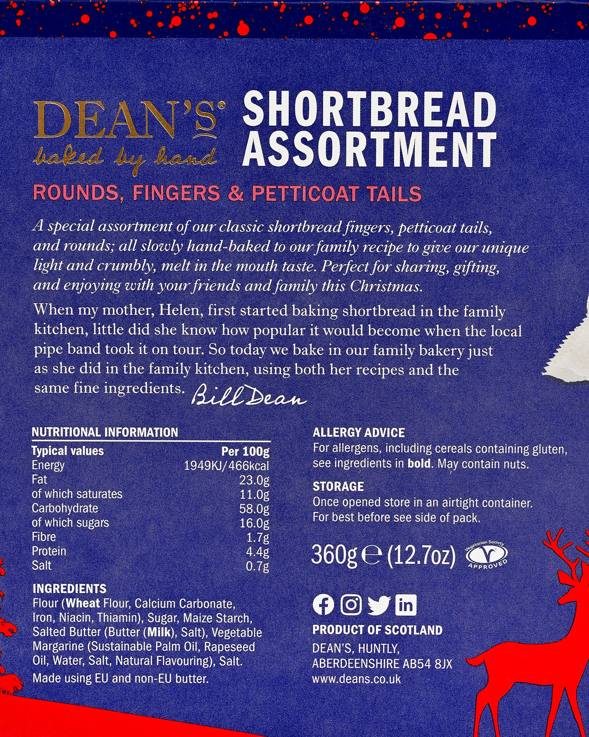 Dean's Christmas Shortbread Assortment