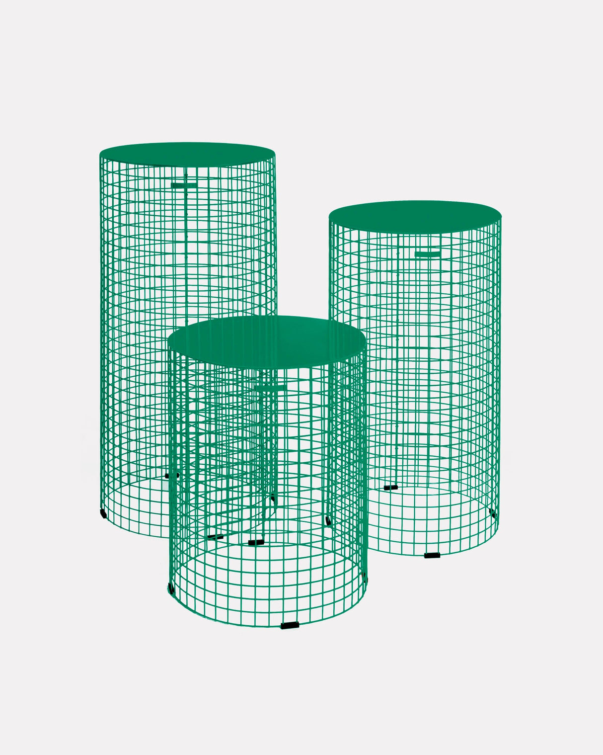 Signal-Green-Small-Round-Wire-Pedestal