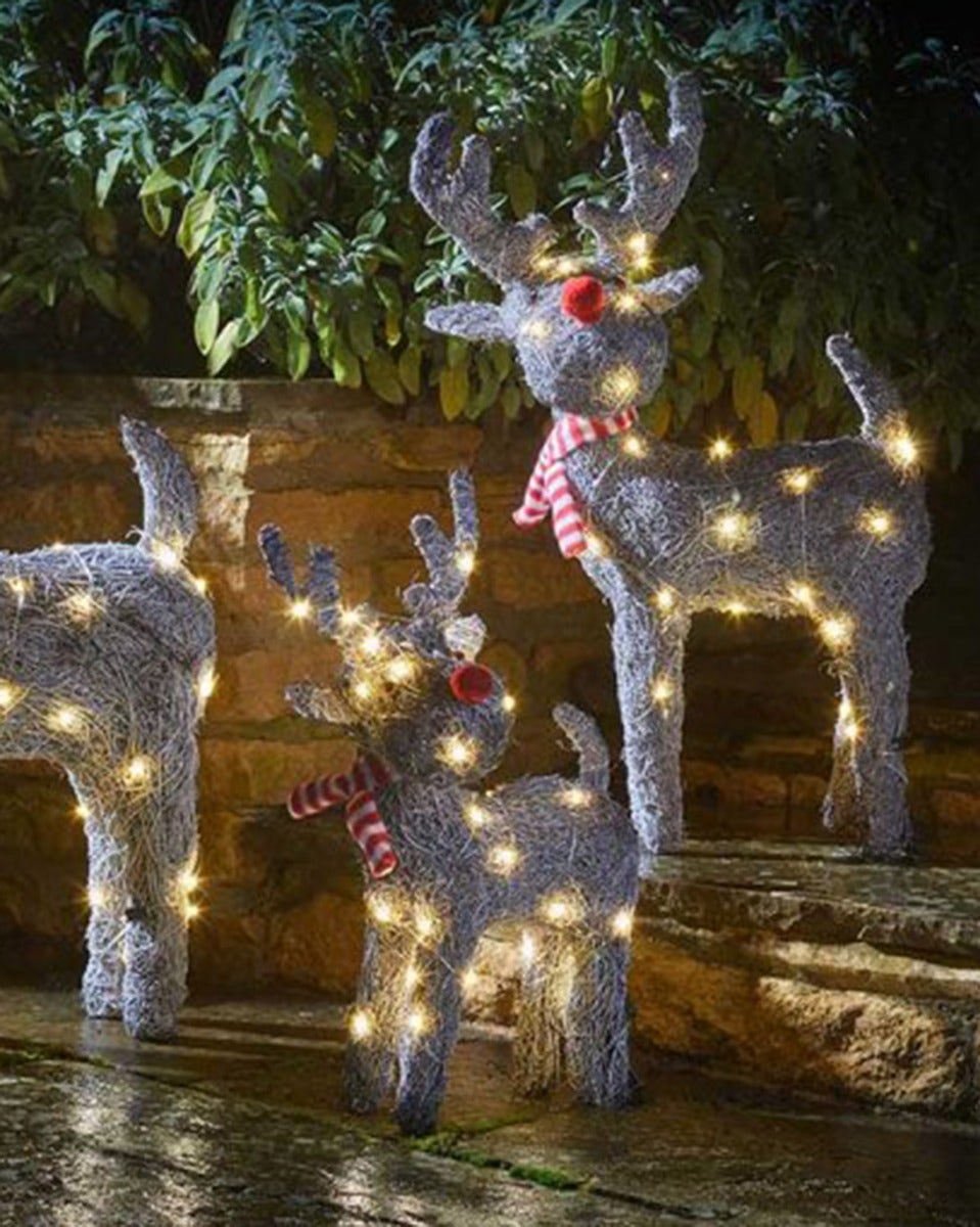 Battery Light-Up Cupid Reindeer Decoration