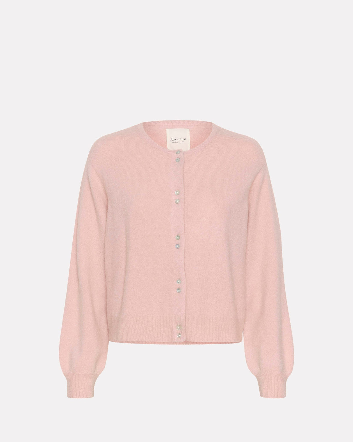 Silver-Pink-Ninell-Mohair-Blend-Knit-Cardigan