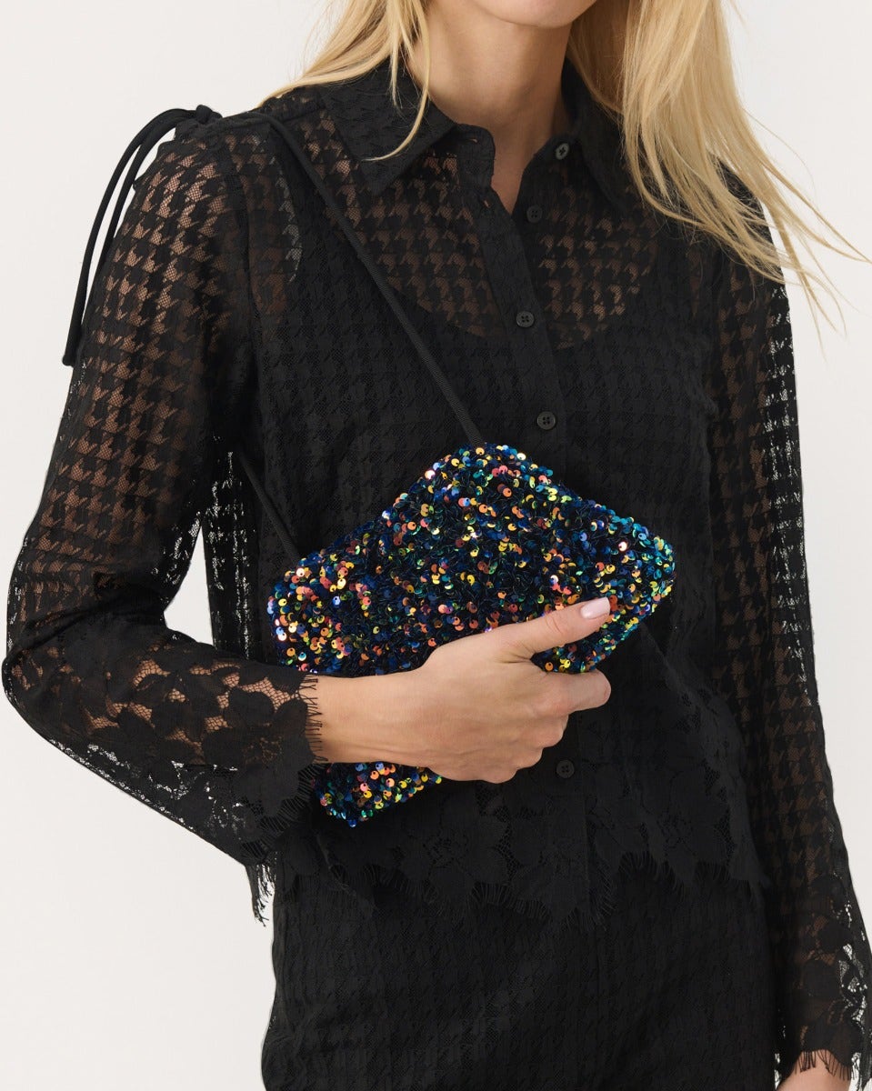 Multicolour Dalina Sequin Bag