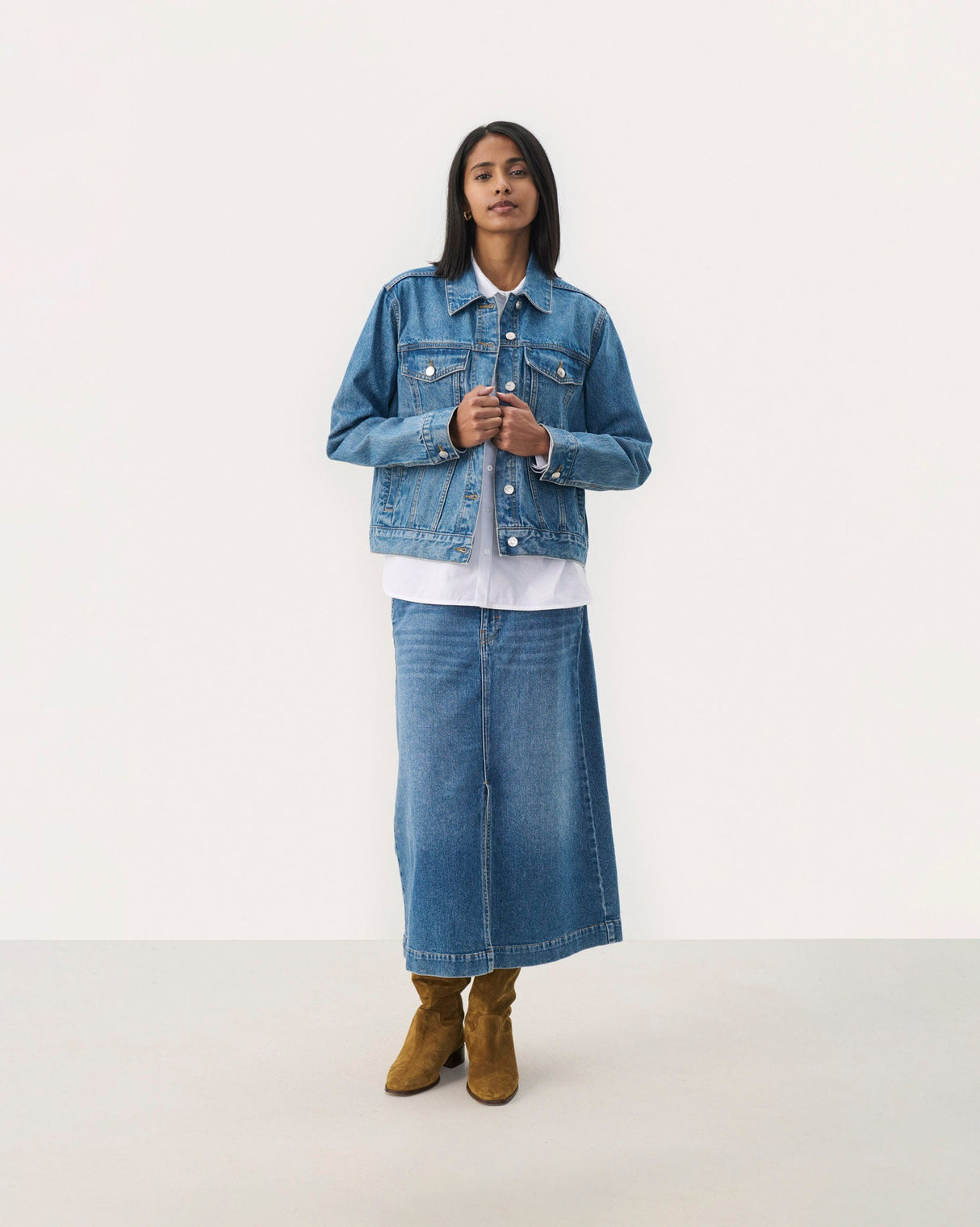 Medium Blue Nichole Denim Jacket