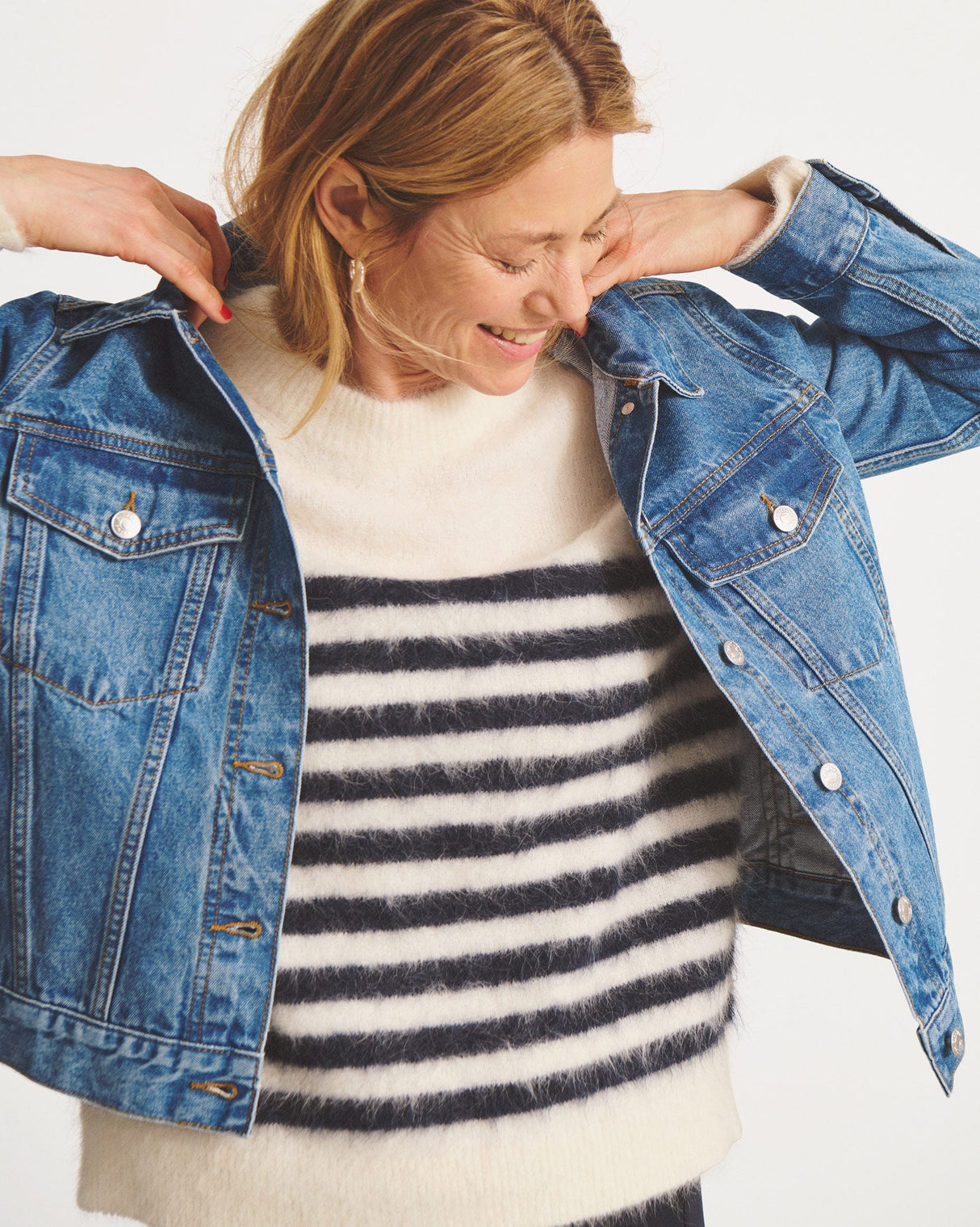 Medium Blue Nichole Denim Jacket