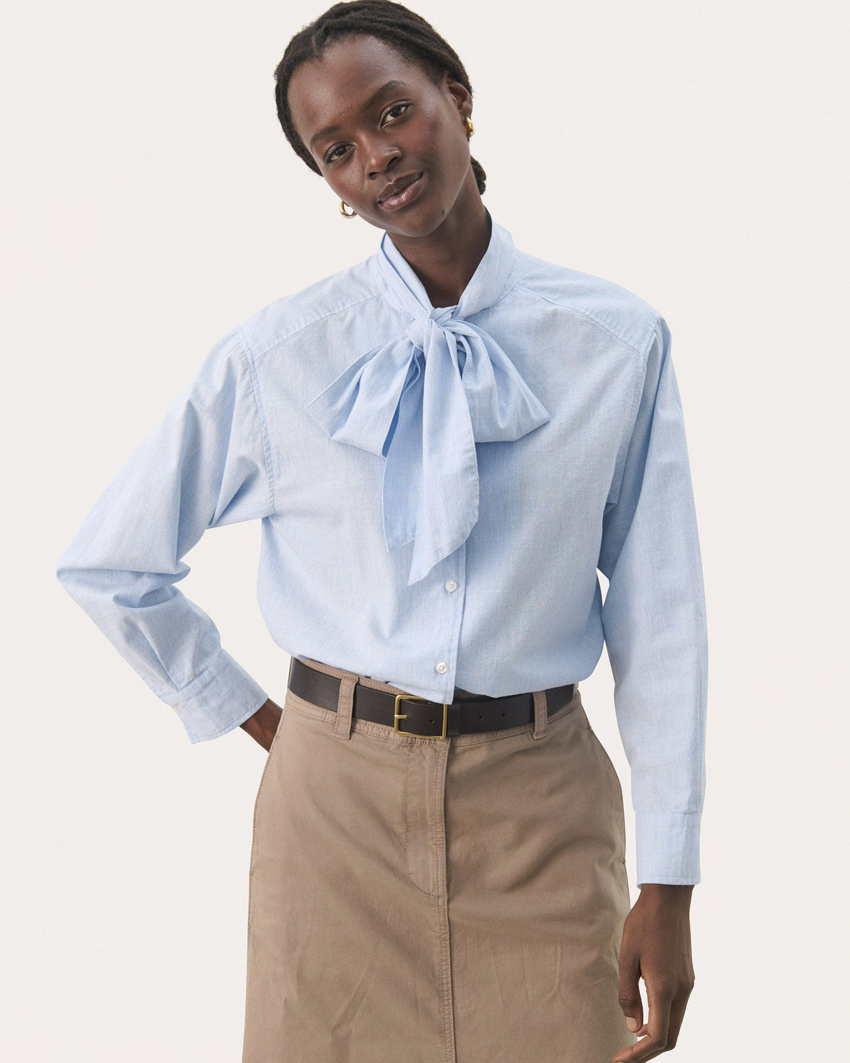 Windsurfer-Blue-Patrizia-Tie-Neck-Shirt