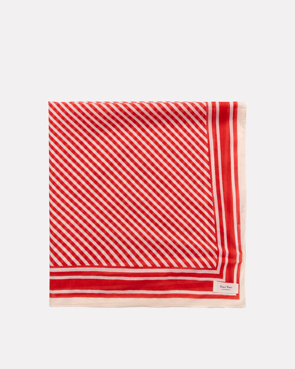 Mars Red Stripe Phip Scarf