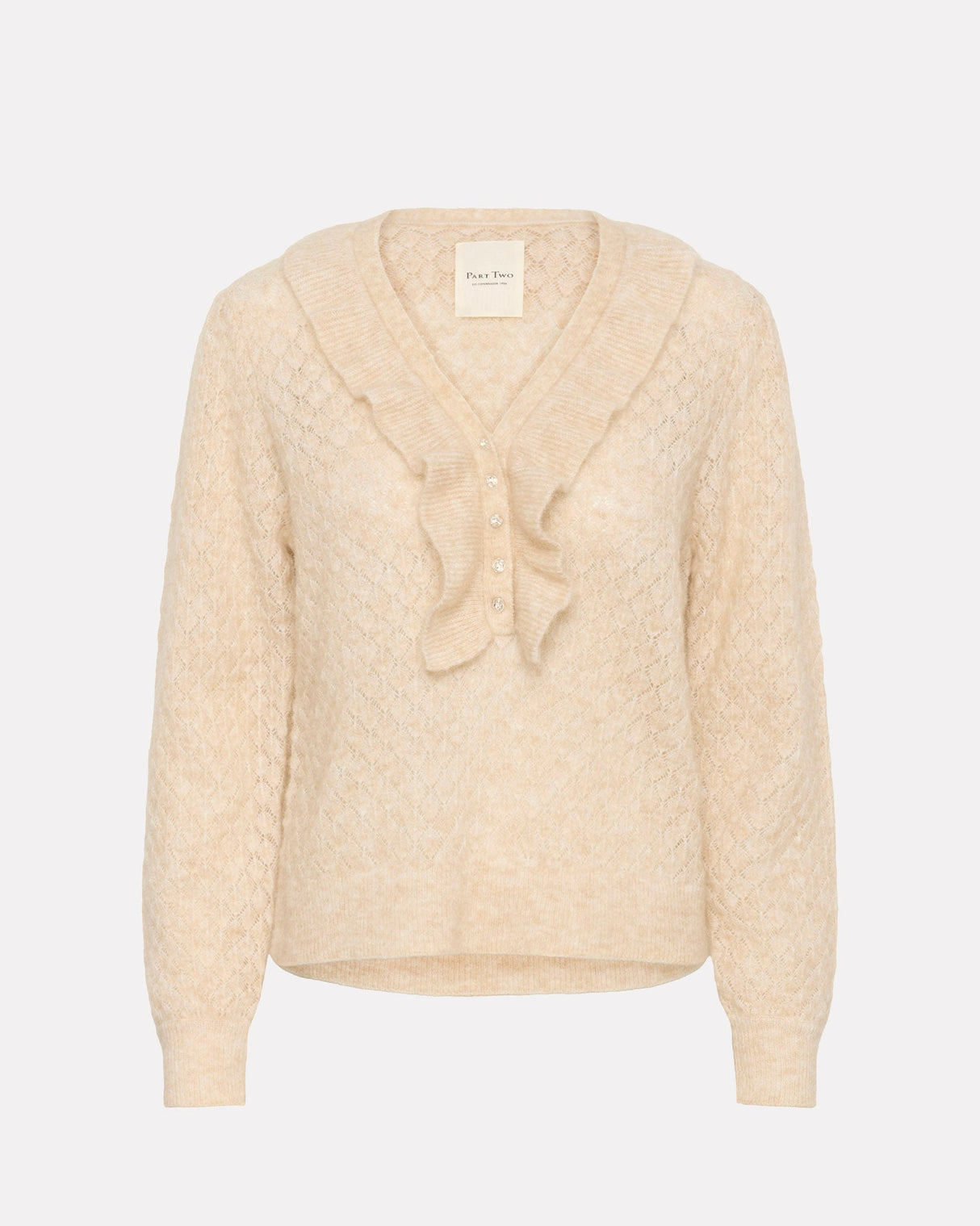 French-Oak-Melange-Umay-Knit-Jumper