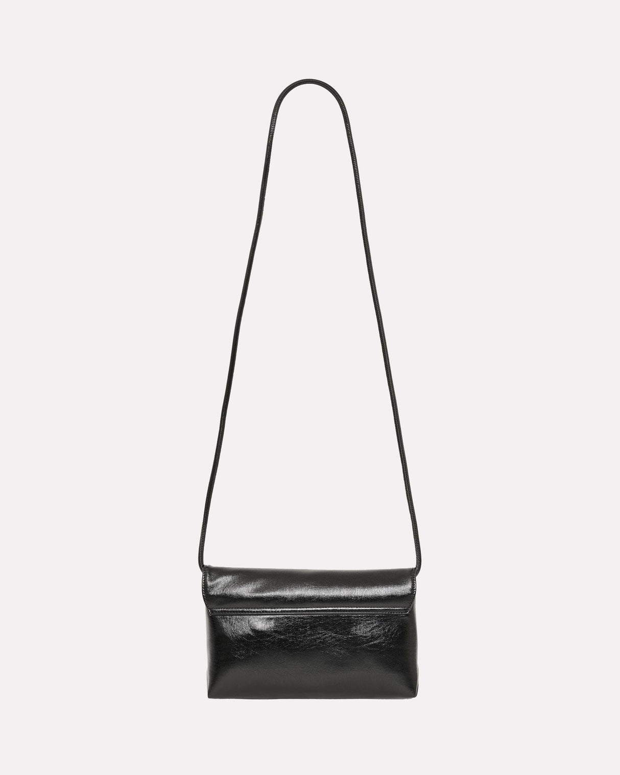 Black Structured Vlora Cross Body Bag