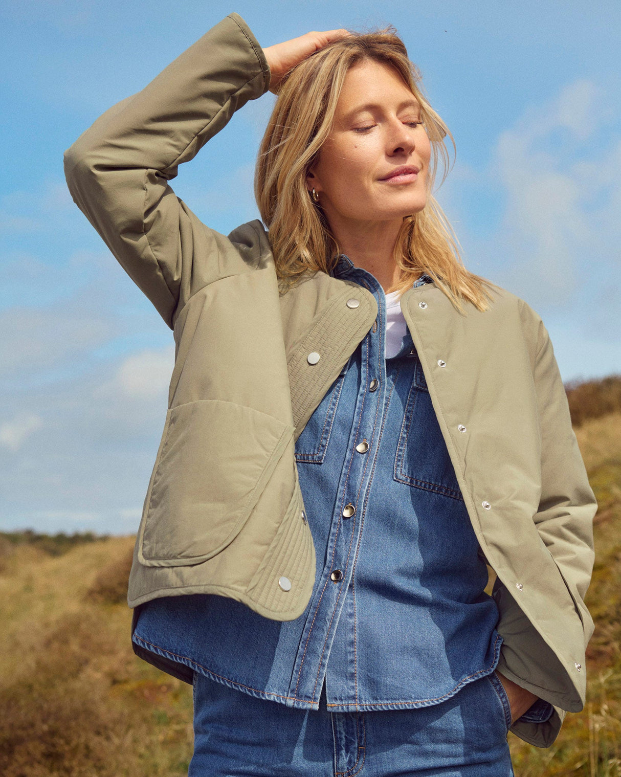 Vetiver Green Yamina Jacket