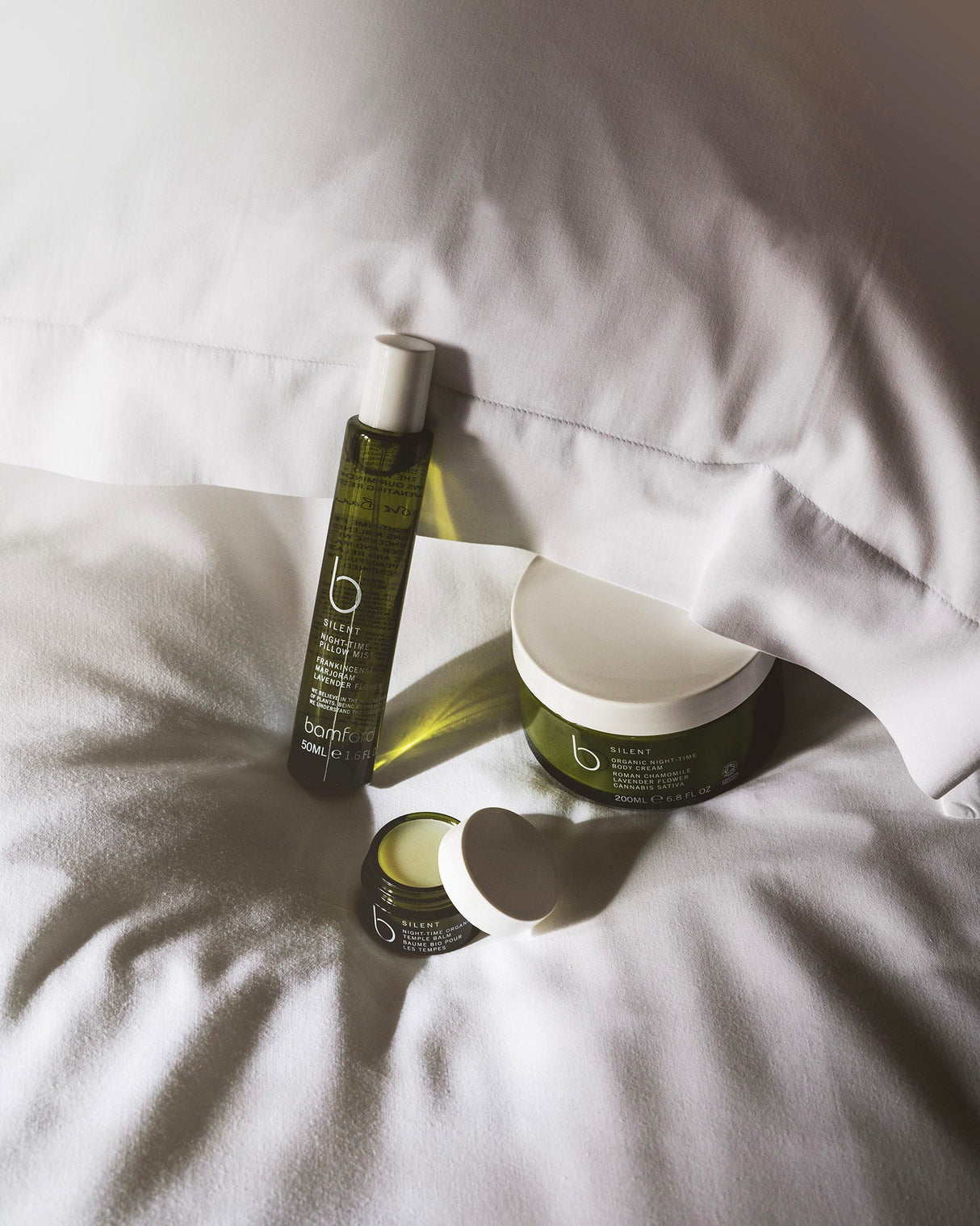 B Silent Night Time Organic Temple Balm