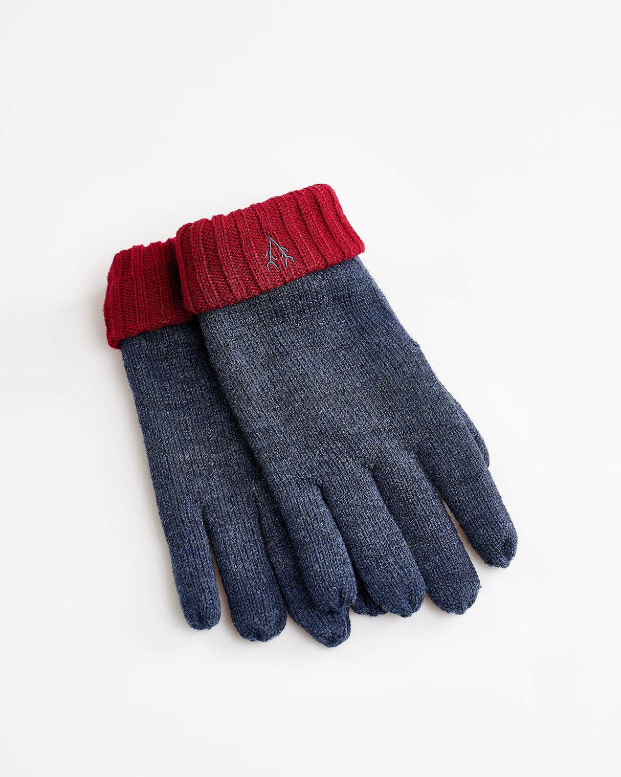 Denim-Red-Colour-Block-Thinsulate-Gloves