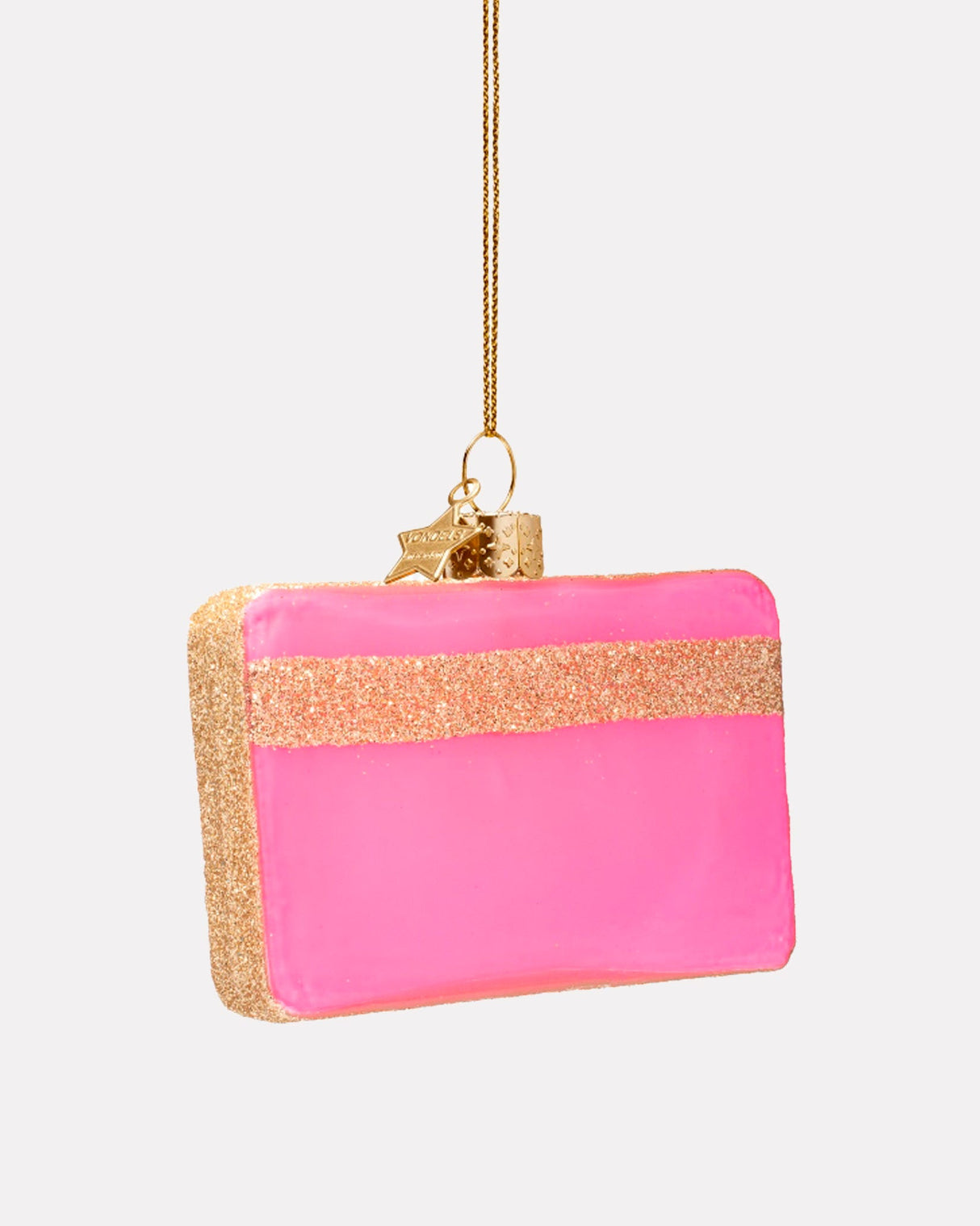 Mrs. Shopaholic Credit Card Glass Tree Ornament