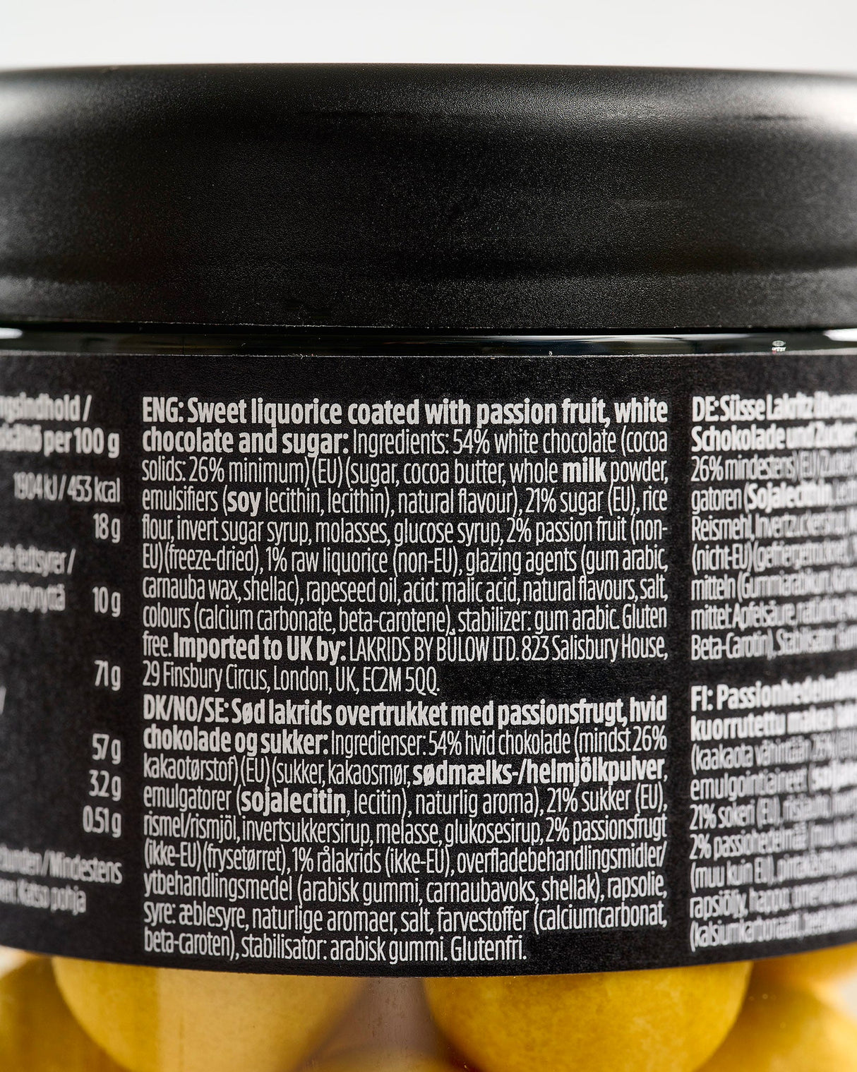 Lakrids Passion Fruit Chocolate Coated Liquorice