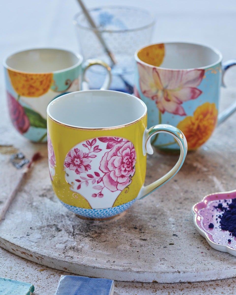Royal Multi Yellow Large Mug