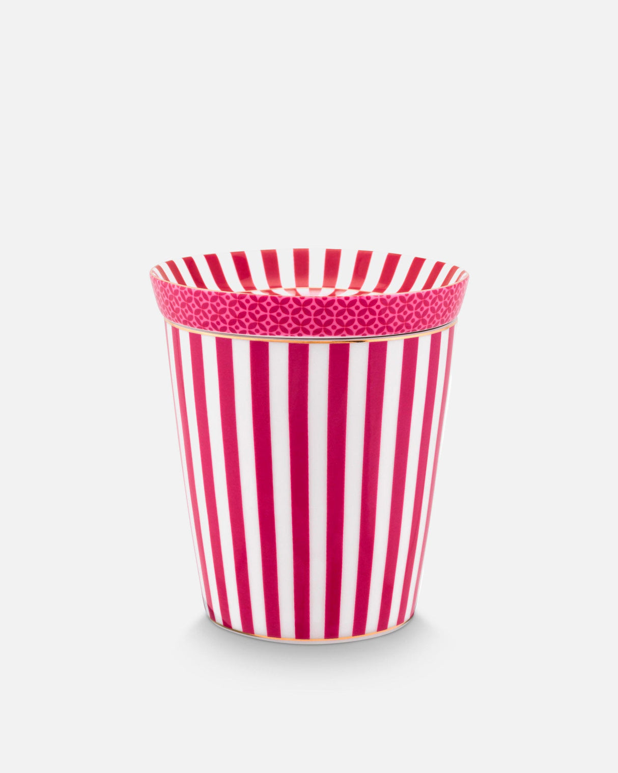 Royal-Stripes-Dark-Pink-Handleless-Mug-Tea-Tip-Set