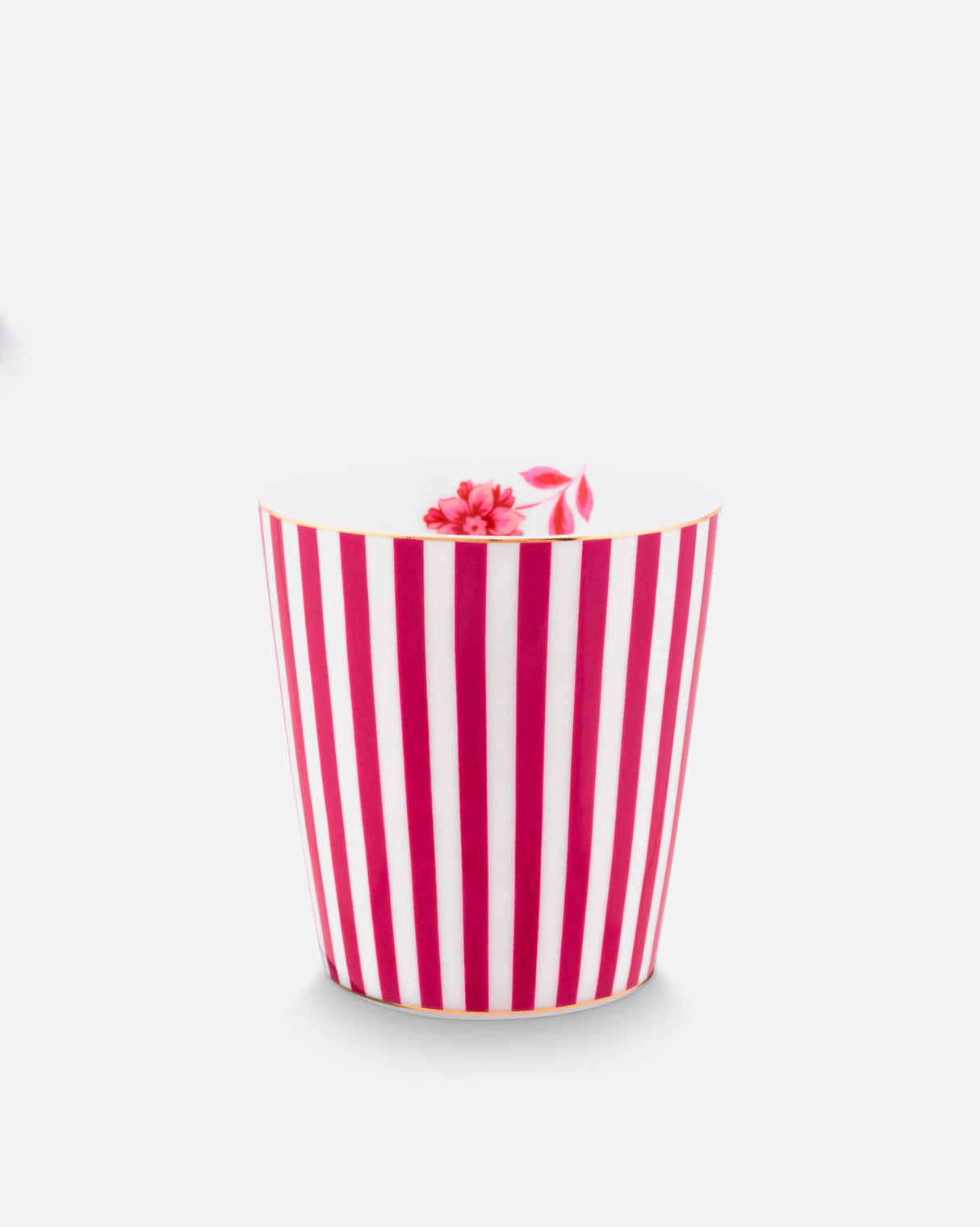 Royal-Stripes-Dark-Pink-Handleless-Mug-Tea-Tip-Set