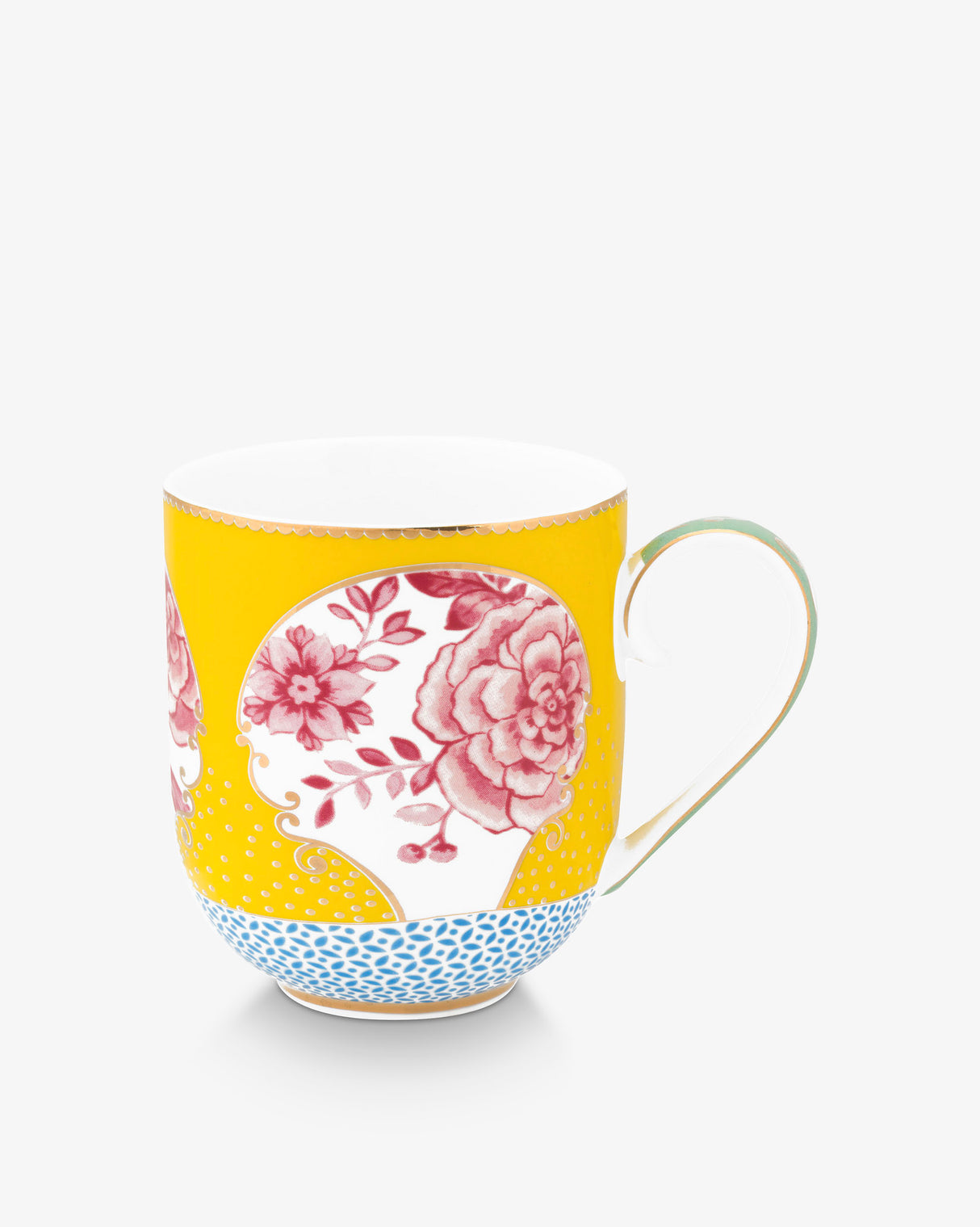 Royal Multi Yellow Large Mugs - Set of 2