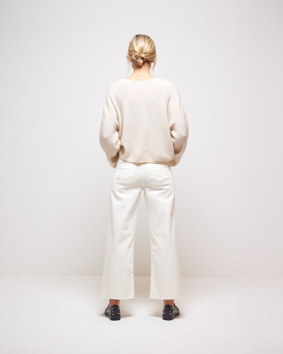 Summer Sand Ymma Open Back Knit Jumper