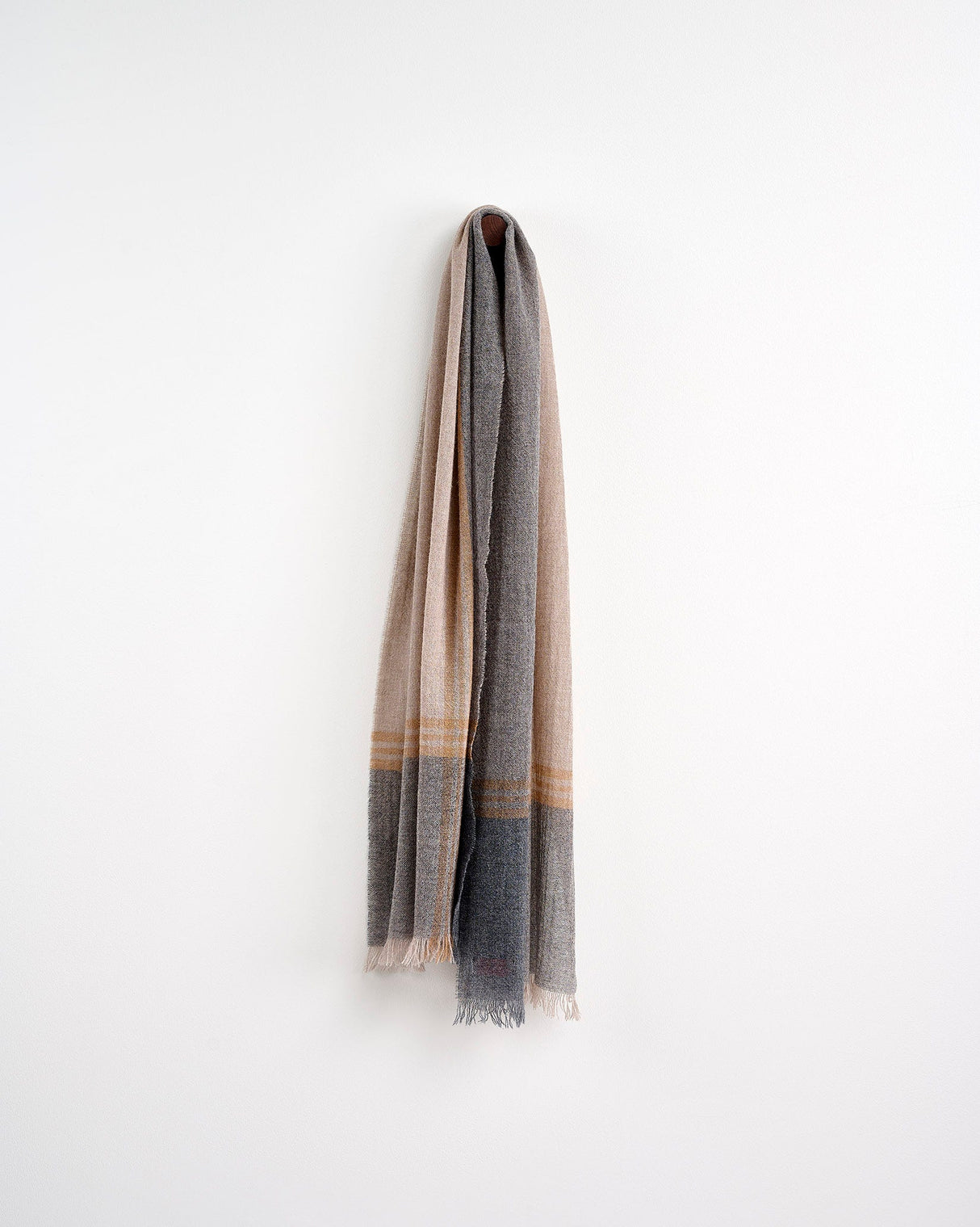 Brown-Grey-100%-Cashmere-Stole