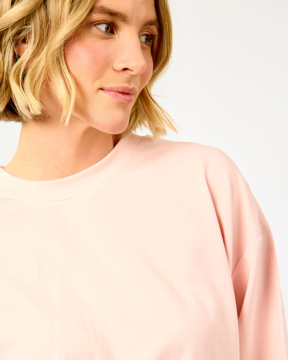 Crystal Missouri Cotton Blend Twist Detail Top