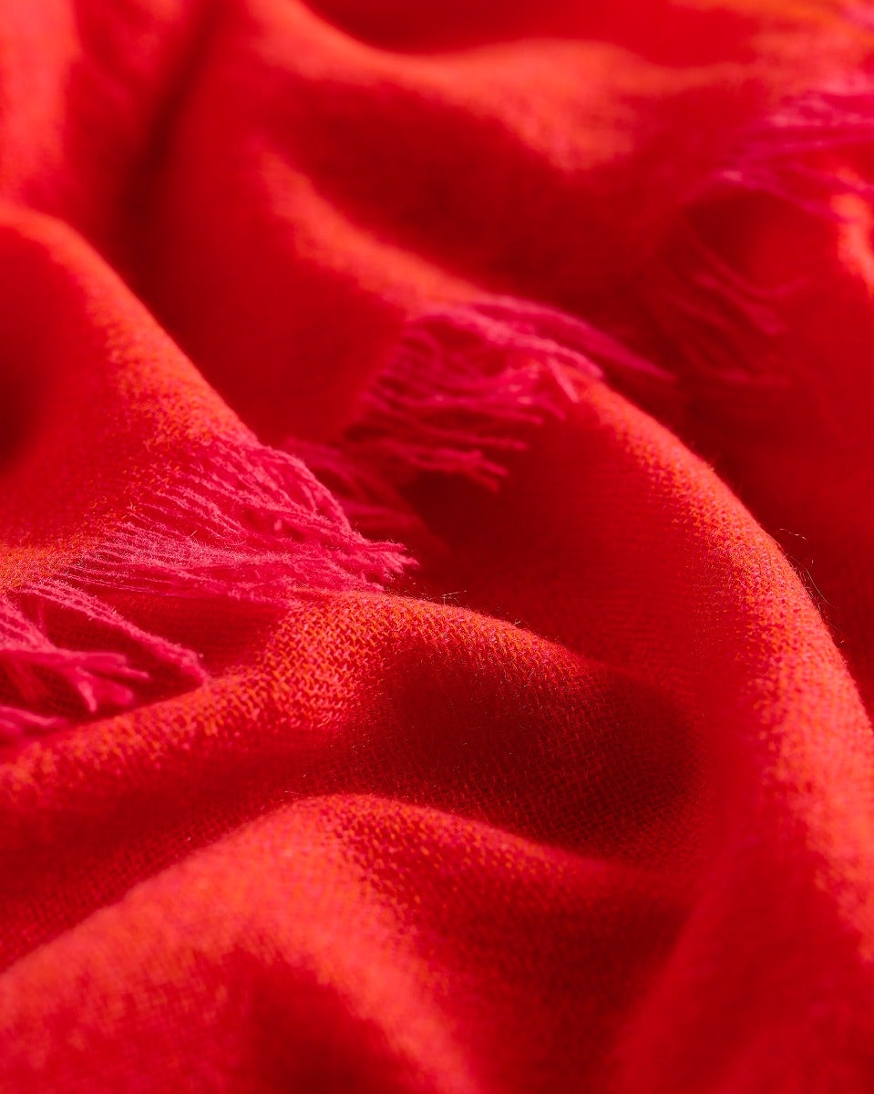 Fuchsia 100% Cashmere Scarf