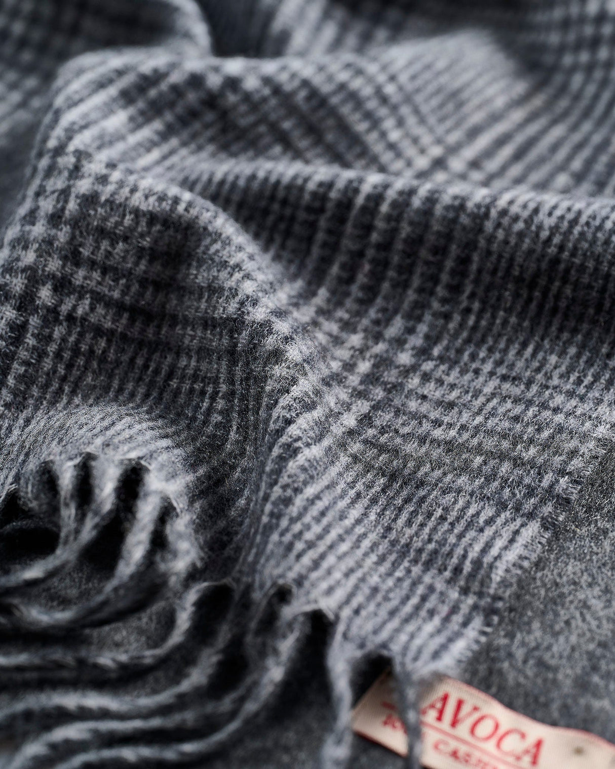 Grey-Check-100%-Cashmere-Double-Layer-Scarf