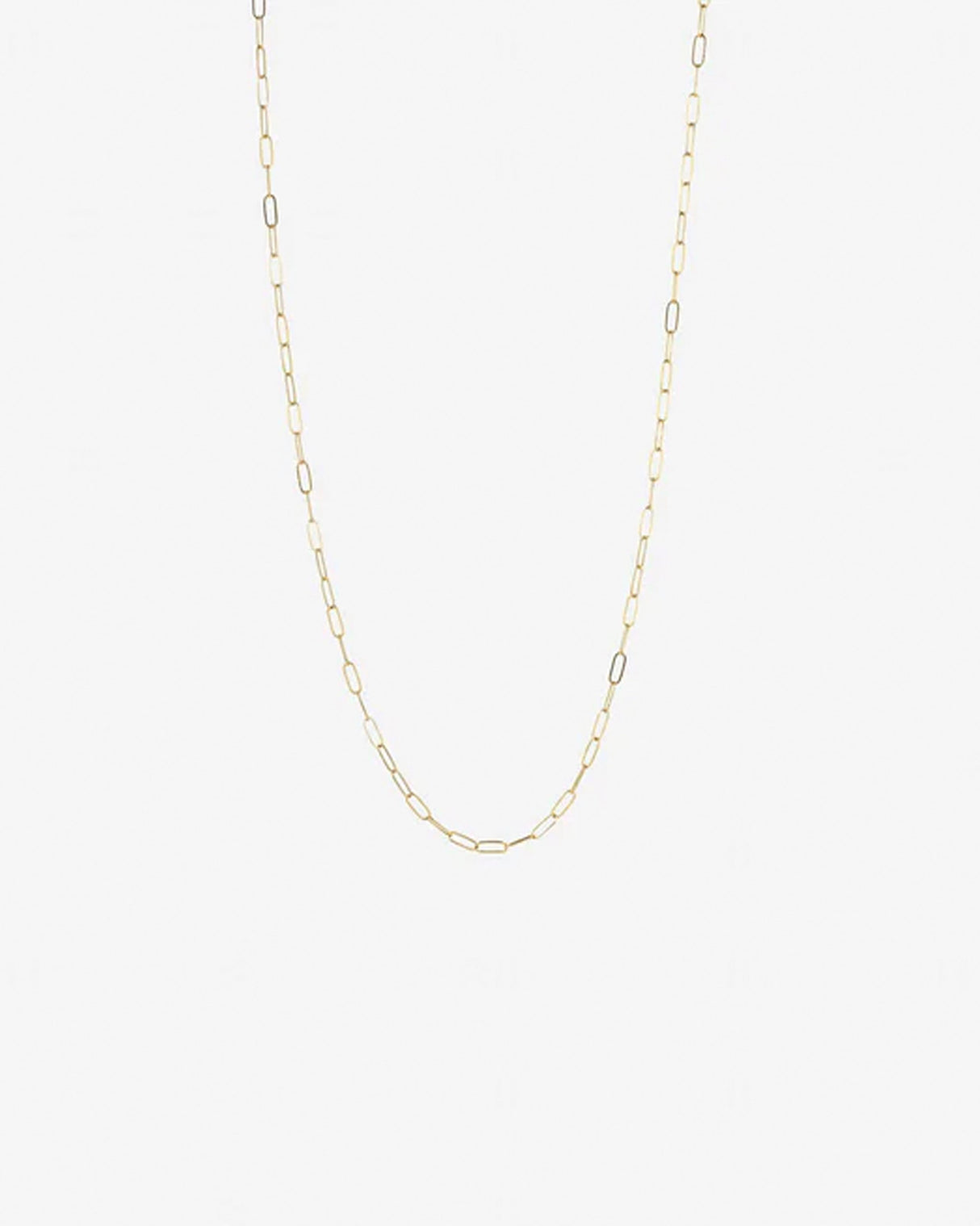 Gold Filled Paperclip Necklace