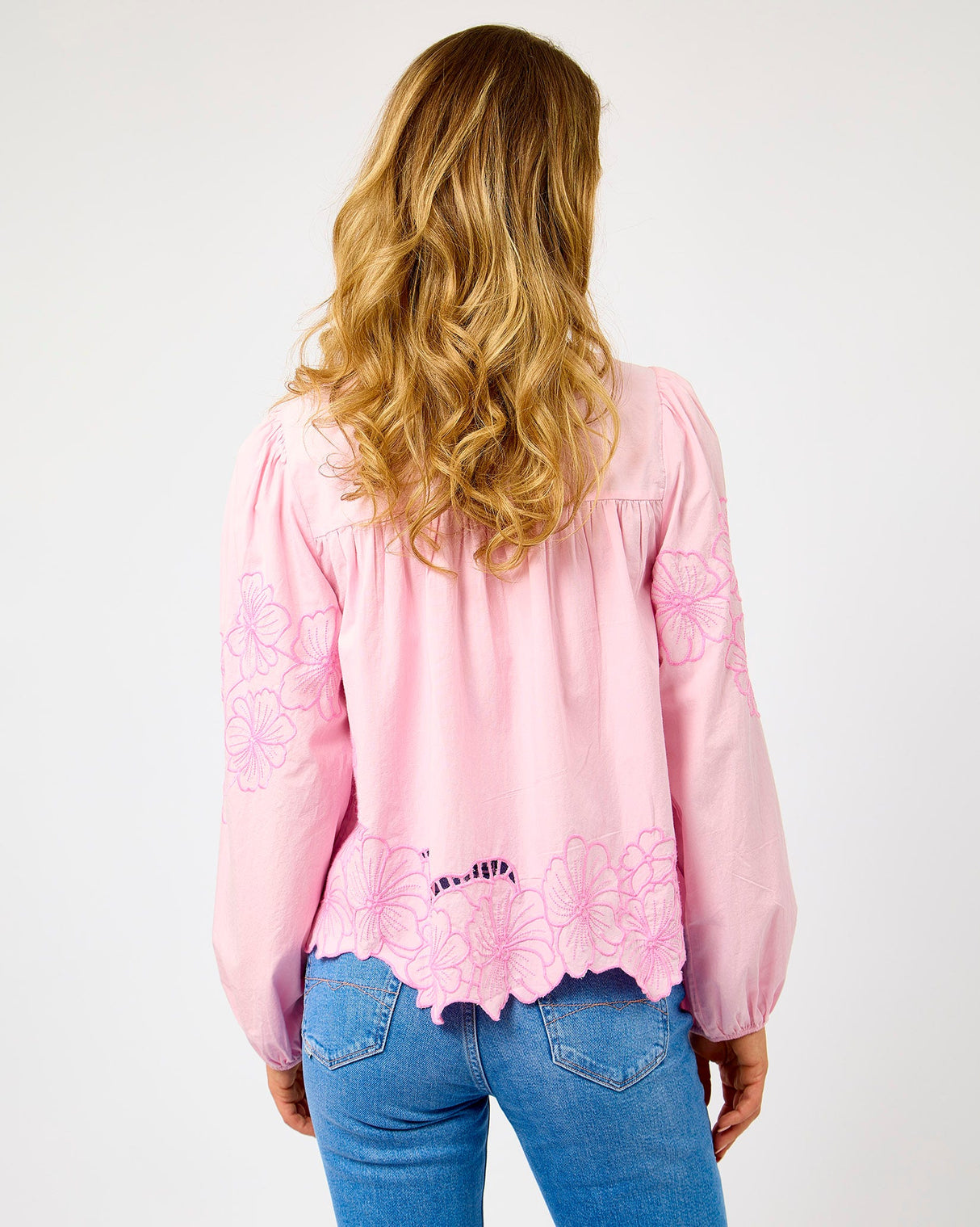 Lilac Chiffon Elinor Blouse