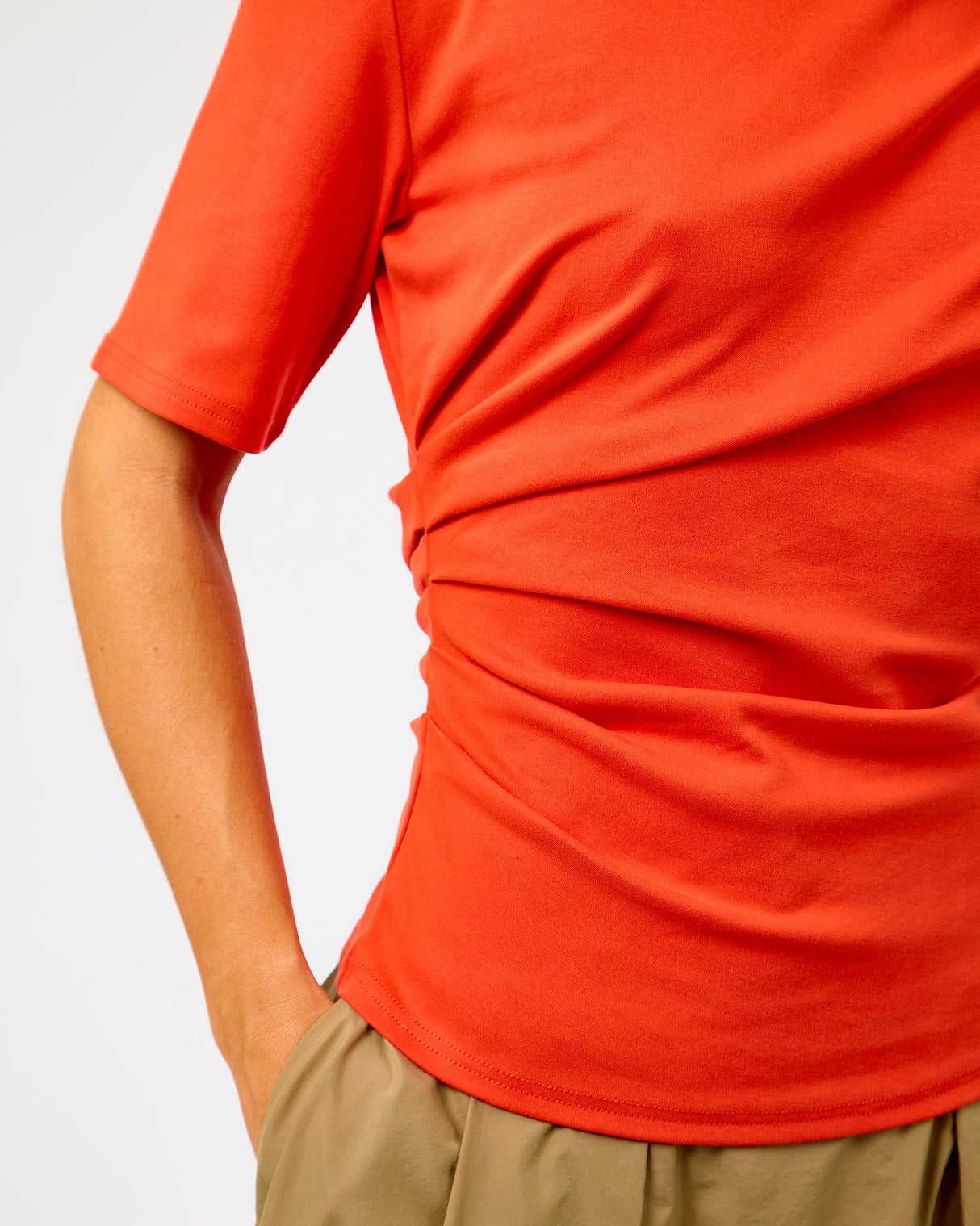 Poinciana Ulina Drape T-Shirt