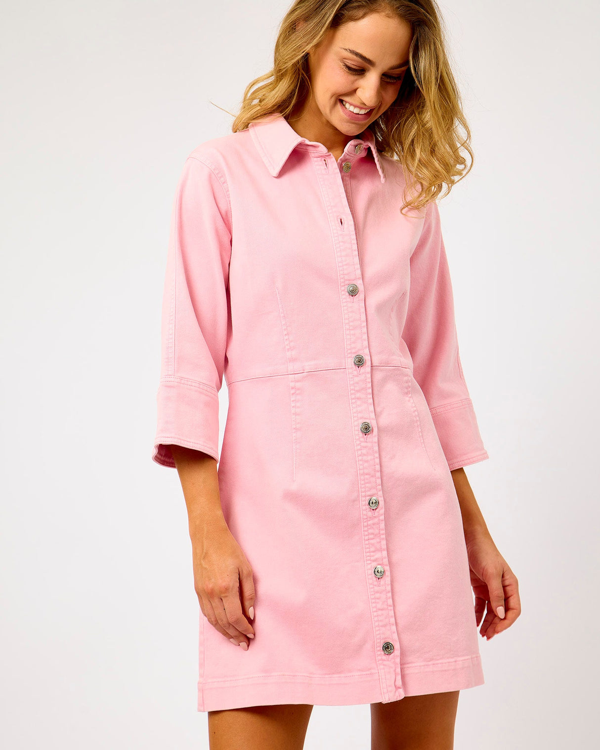 Pale-Lilac-Isella-Denim-Dress