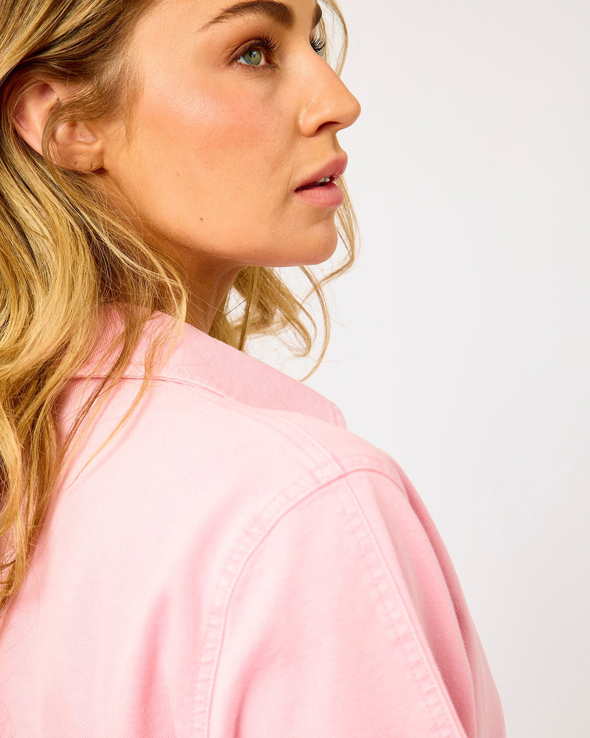 Pale Lilac Isella Denim Dress
