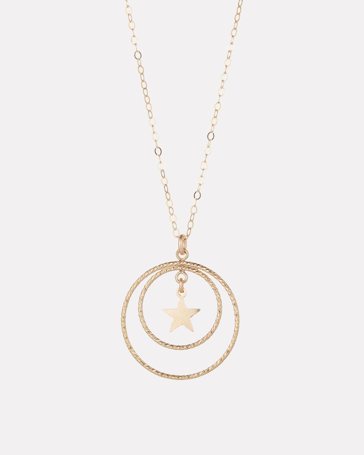 Double-Chandelier-Gold-Filled-Star-Pendant-Necklace