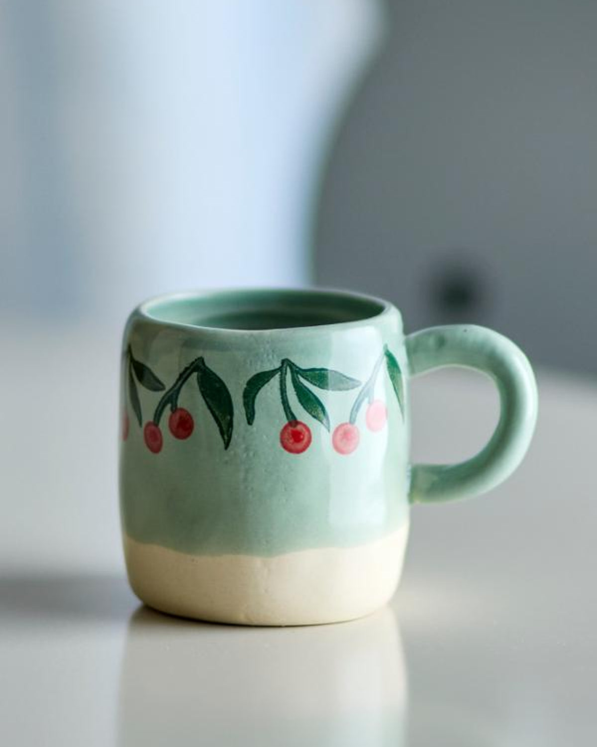 Green Cherries Millie Stoneware Cup
