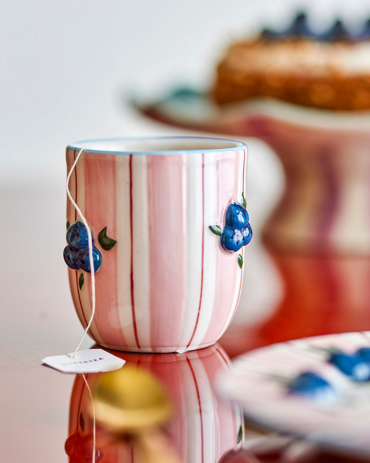 Rose Stoneware Carry Cup