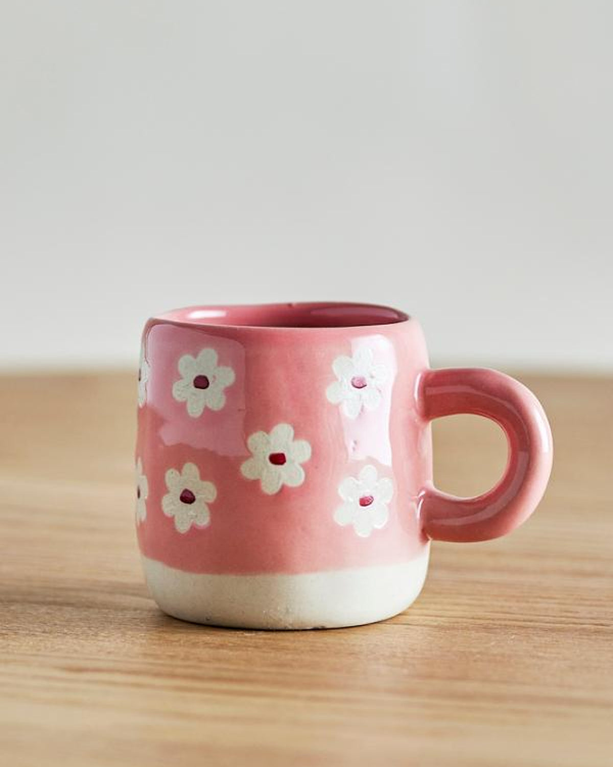 Pink Daisies Millie Stoneware Cup