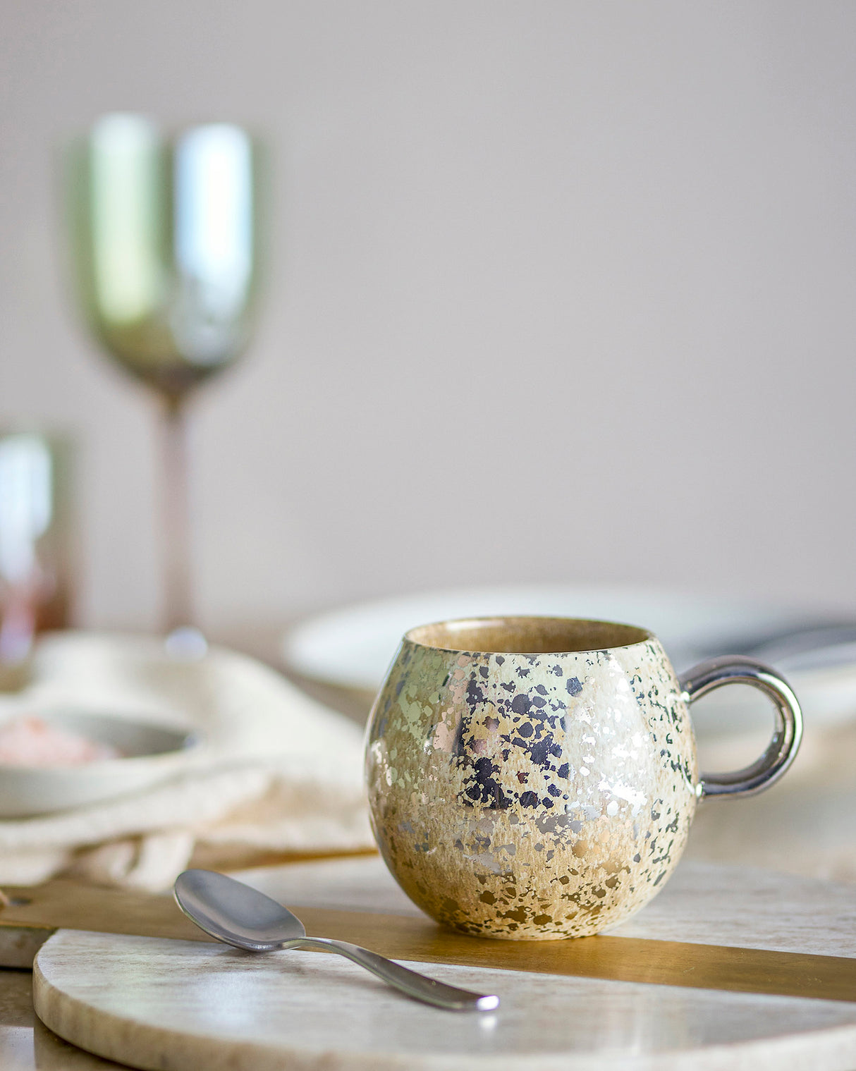 Speckled Green Paula Stoneware Mug