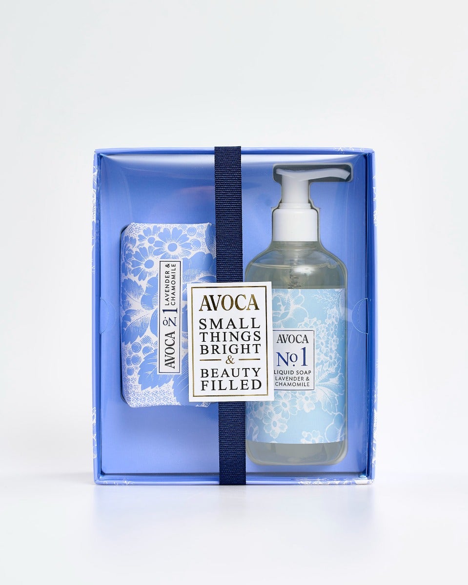 No. 1 Lavender & Chamomile Gift Set - Soap Bar & Liquid Soap