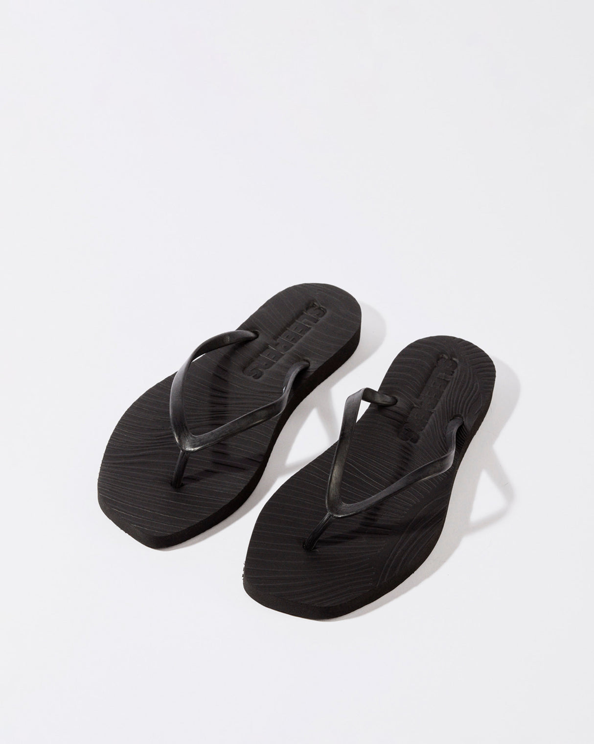 Black Sleepers Flip Flops