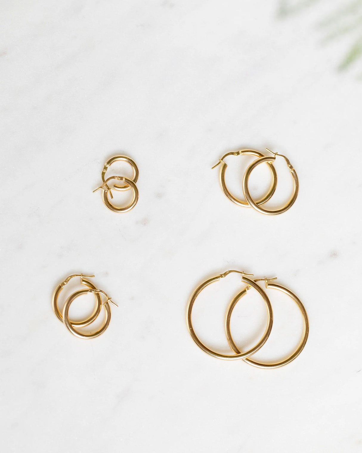 9kt Gold Creole Hoop Earrings