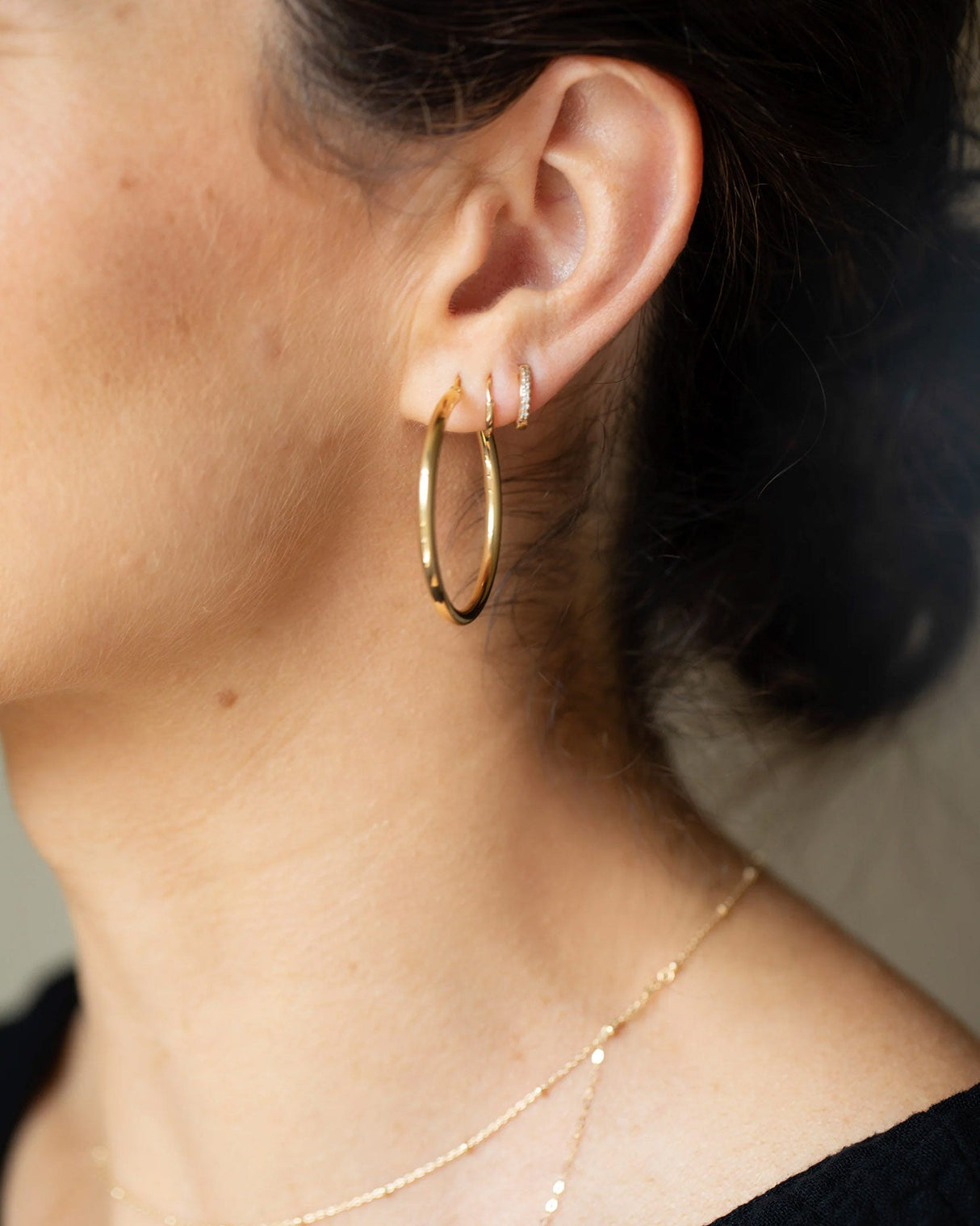 9kt Gold Creole Hoop Earrings