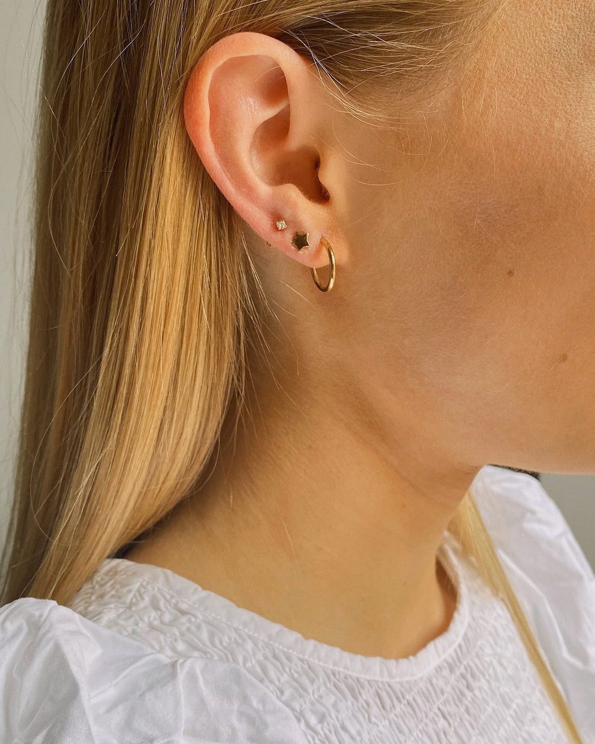 9kt Gold Hoop Earrings