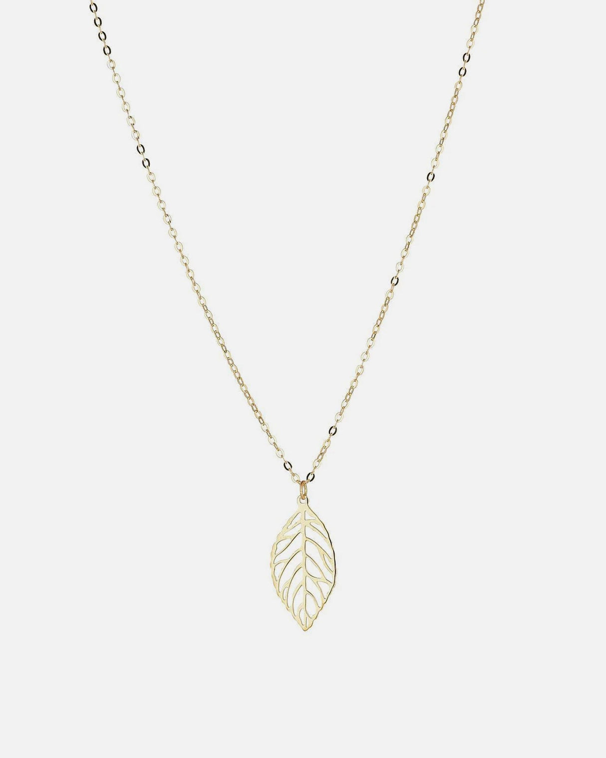 9kt-Gold-Leaf-Pendant-Necklace