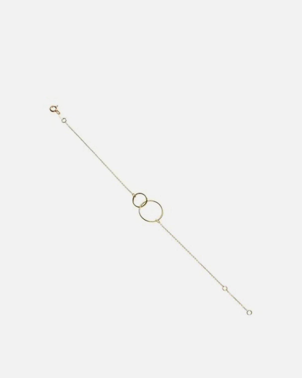 9kt-Gold-Double-Circle-Pendant-Bracelet