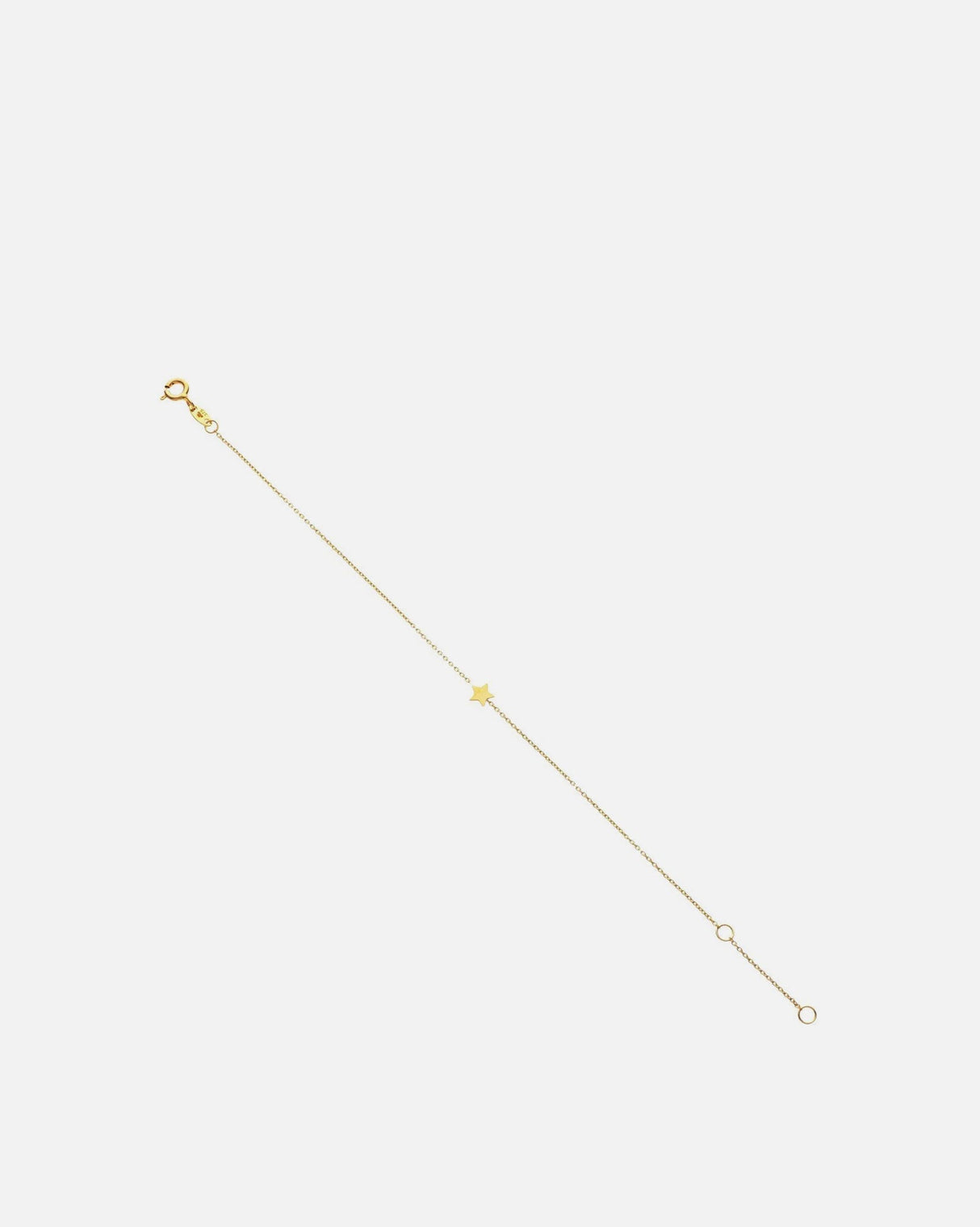 9kt-Gold-Star-Pendant-Bracelet