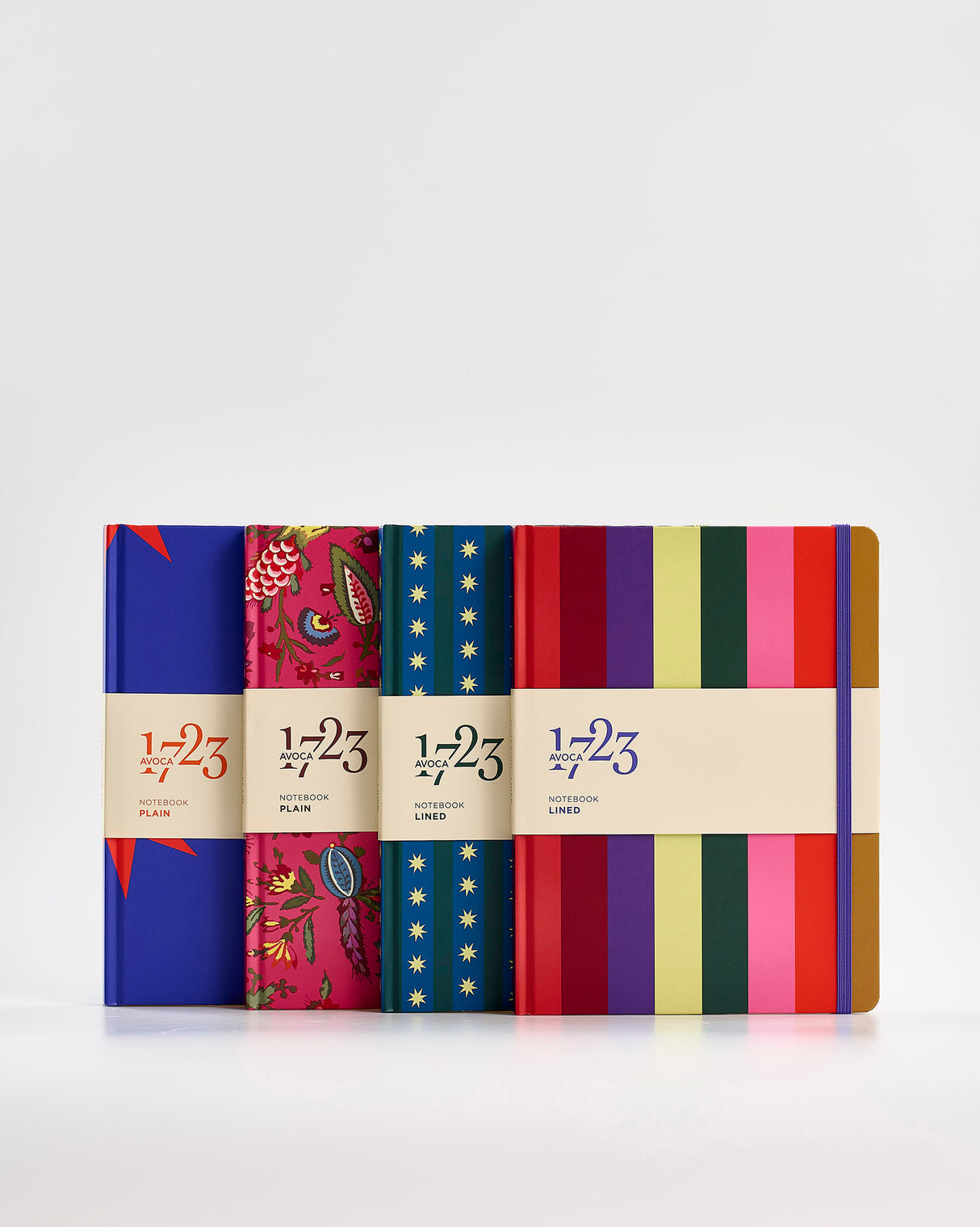 Multicolour Stripes A4 Linear Notebook