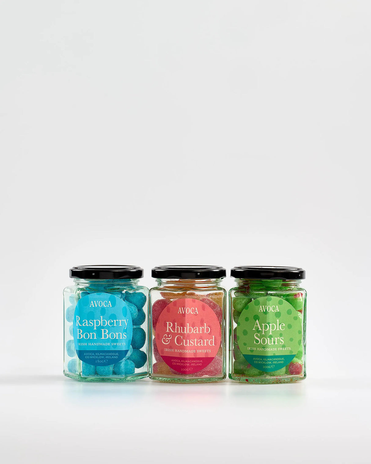 Avoca Irish Handmade Sweet Jar Trio