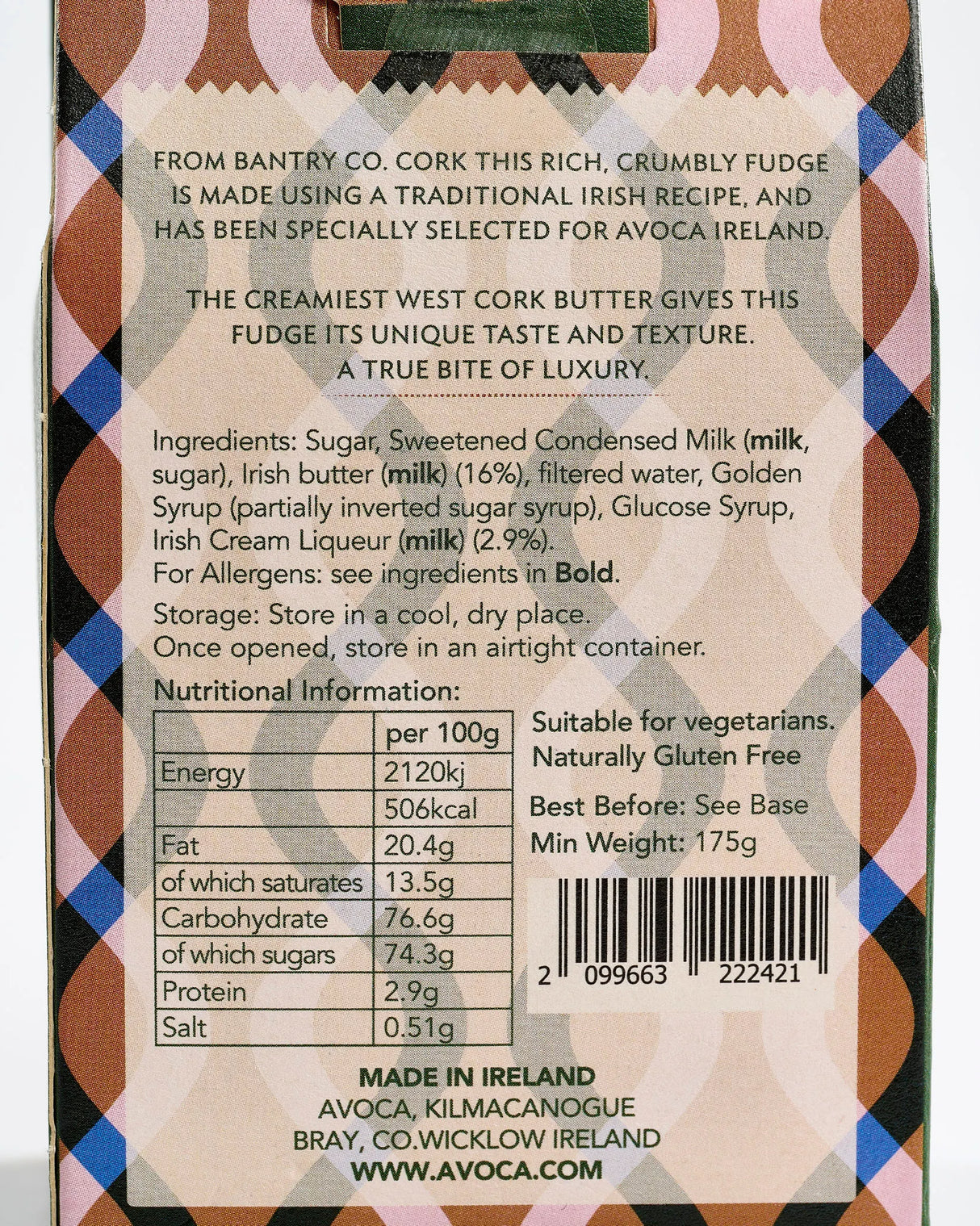 Avoca Traditional Irish Fudge Pouch Trio
