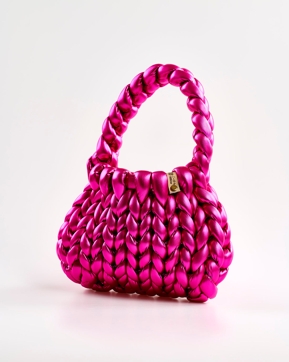 Hot Pink Woven Candy Bag