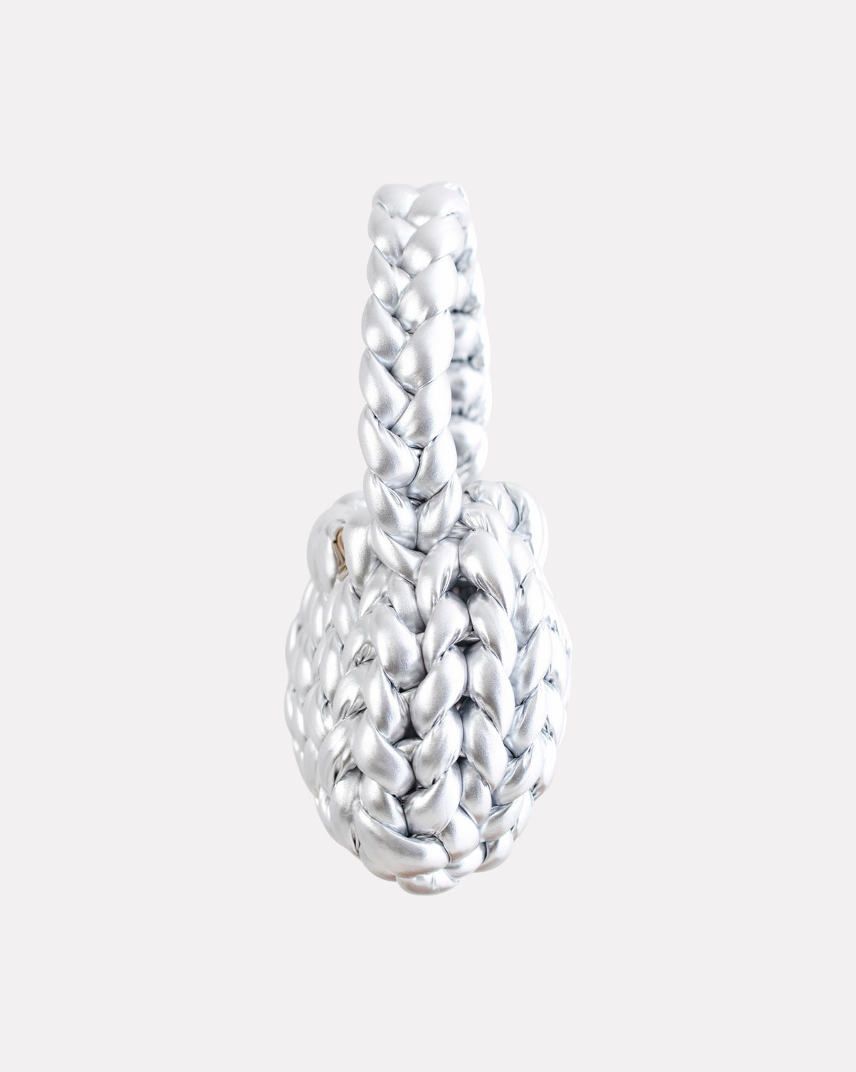 Silver Woven Candy Bag